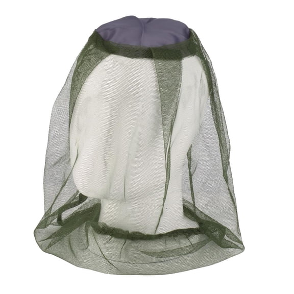 Outdoor Mosquito Head Net Hat for Fishing Hiking Camping - Breathable Nylon Insect Face Shield