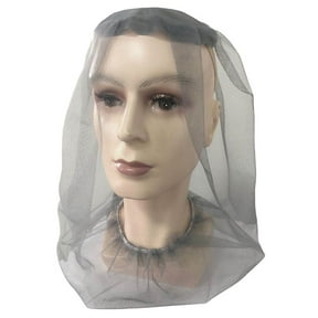 Outdoor Mosquito Head Net Hat for Men & Women - Breathable Nylon Insect Bug Face Mask for Fishing, Camping, Hiking