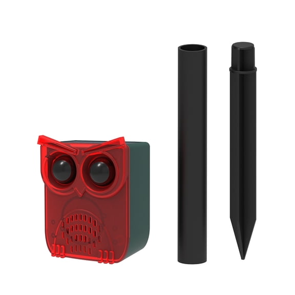 Double Power Supply Outdoor Safety Device Featuring Solar Charging Sensors 129dB Alarm Multiple Sound Option