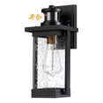 thumbnail image 1 of Outdoor Motion Sensor Wall Light with Seed Glass and E26 Socket Base - Corded Electric, Wall Mount, 1 of 7