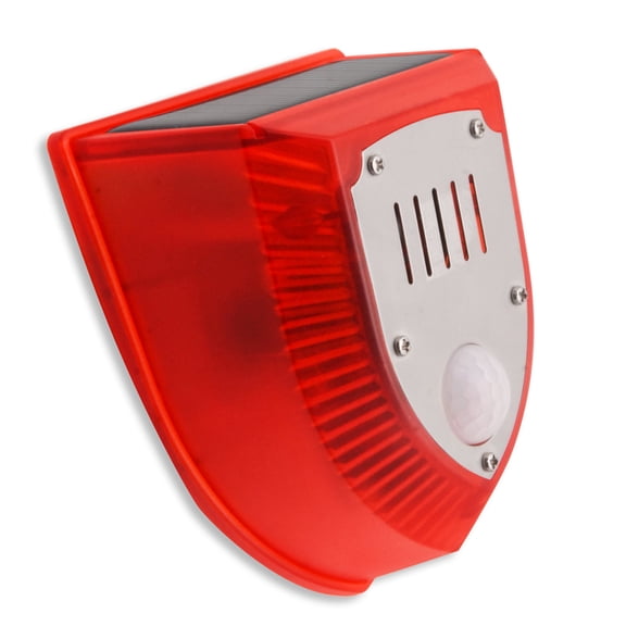 Outdoor Motion Sensors 129dB High Volumes Sound And Visual Alarm Featuring Simulated Barks For Home Security