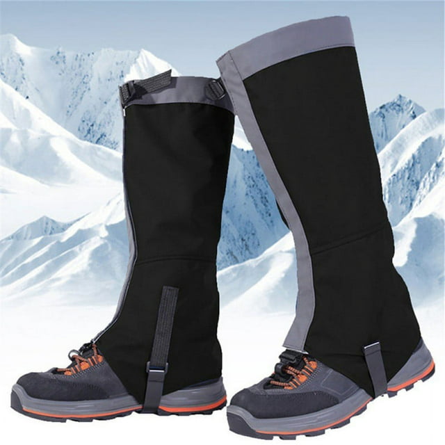 Outdoor Mountain Hiking Hunting Boot Gaiters Waterproof Snow Snake High Leg Shoes Cover