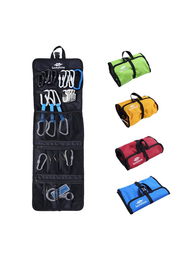 Outdoor Mountaineering Climbing Rope Hook Storage Bag,Black