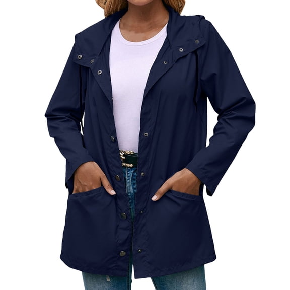 Outdoor Mountaineering Rain Jacket Hooded, Windproof, Polyester/Spandex, for Hiking & More, Multiple Sizes