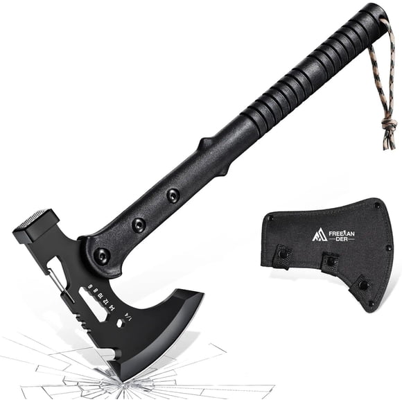 Outdoor Multi-Functional Axe Portable Tool Set Hammerhead Axe, Ideal for Camping Adventures, Home Repairs, and Automotive Emergency Preparedness — The Perfect Birthday Gift For Men
