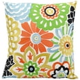 thumbnail image 1 of Outdoor Multicolor Gold Flower Pillow, 1 of 2