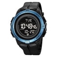 thumbnail image 1 of Outdoor Multifunction Watch, Electronic Compass Barometer Pedometer, Waterproof 50M Digital Sport Watch for Hiking Camping, Silicone Strap Alarm Chronograph, 1 of 8