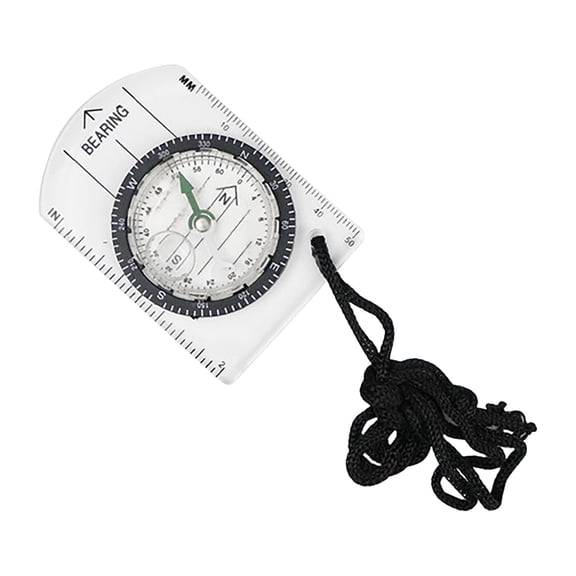 Outdoor Multifunctional High Transparency Portable Scale With Map Life Saving Practical Tools for Camping & Hiking