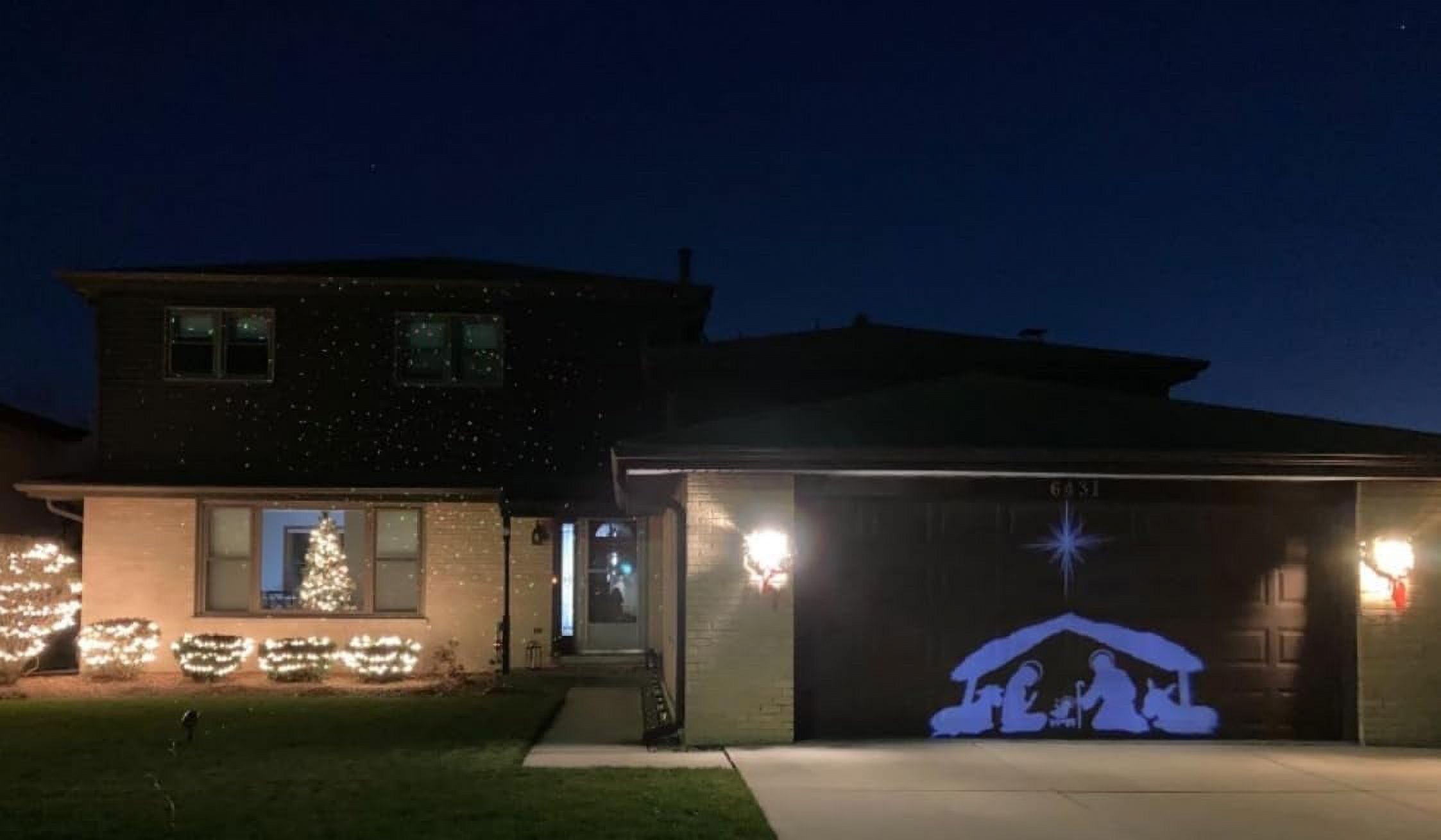 Outdoor Nativity Scene Projector For Christmas Decoration