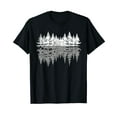 thumbnail image 1 of Outdoor Nature Trees Reflection Wildlife Forest Black T-Shirt, 1 of 5