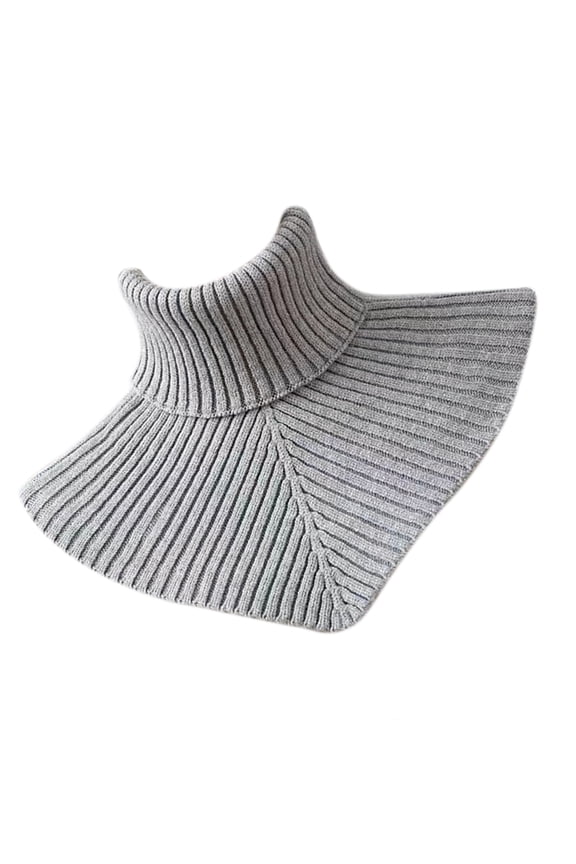 Outdoor Neck Guard Neckerchief Unisex Lining Soft High Collar Windproof Scarf for Office or Parties