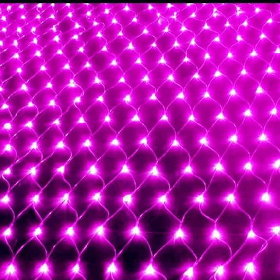WE Outdoor Net String Lights, 96LED 1.5X1.5m Net String Lights Backyard Patio Net Light Balcony Mesh Fairy Light Battery Waterproof for Tree Garden Yard Christmas Wedding Party Decoration