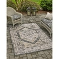 thumbnail image 1 of Outdoor Nirie Collection Area Rug Charcoal - 6'x9', 1 of 5