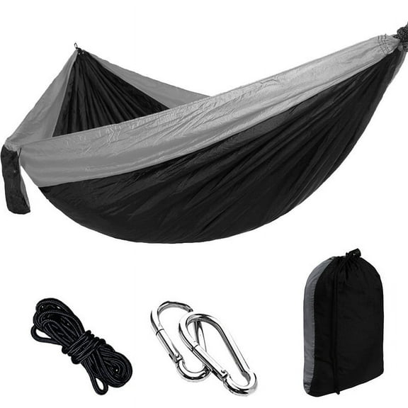 Outdoor Nylon Parachute Cloth Hammock Single Double Camping Cycling Indoor Leisure Swing Glider Shiyi