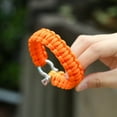 thumbnail image 1 of Outdoor O-buckle Paracord Bracelet Seven-core Umbrella Rope Woven Survival Bracelet, 1 of 2