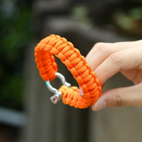 Outdoor O-buckle Paracord Bracelet Seven-core Umbrella Rope Woven Survival Bracelet