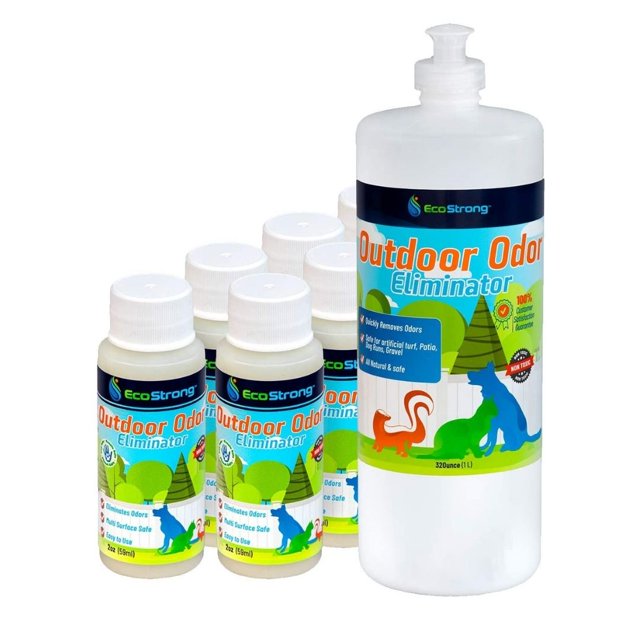 Outdoor Odor Eliminator EcoStrong Dog and Cat Urine Enzyme Deodorizer