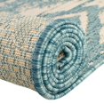 thumbnail image 1 of Outdoor Ogooplario Collection Area Rug Light Aqua - 7' Square, 1 of 5