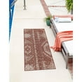 thumbnail image 1 of Outdoor Ogooplario Collection Area Rug Rust Red - 3'3"x12', 1 of 5
