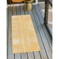 thumbnail image 1 of Outdoor Ogooplario Collection Area Rug Yellow - 2'x4', 1 of 5