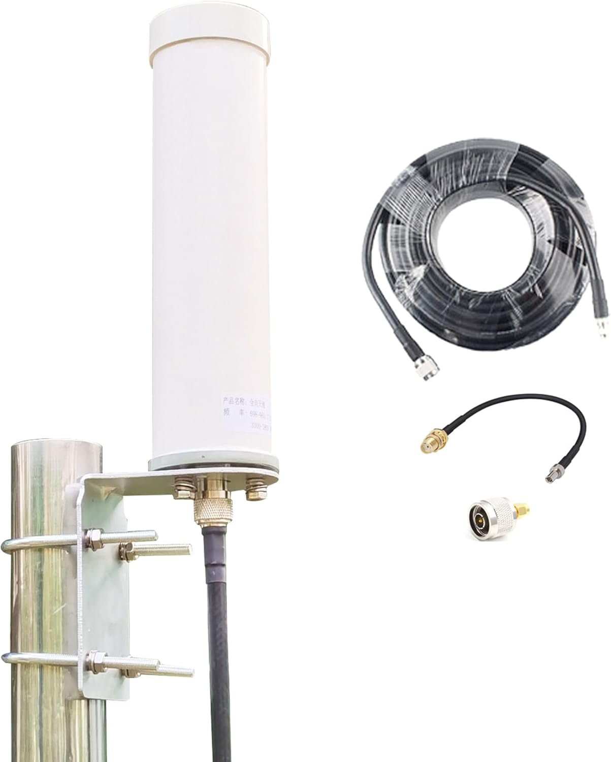 Outdoor Omni 4G LTE 5G Antenna for Signal Booster & Router, Supports All Carriers