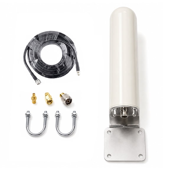 Outdoor Omni 4G LTE 5G Antenna for Signal Booster & Router, Supports All Carriers