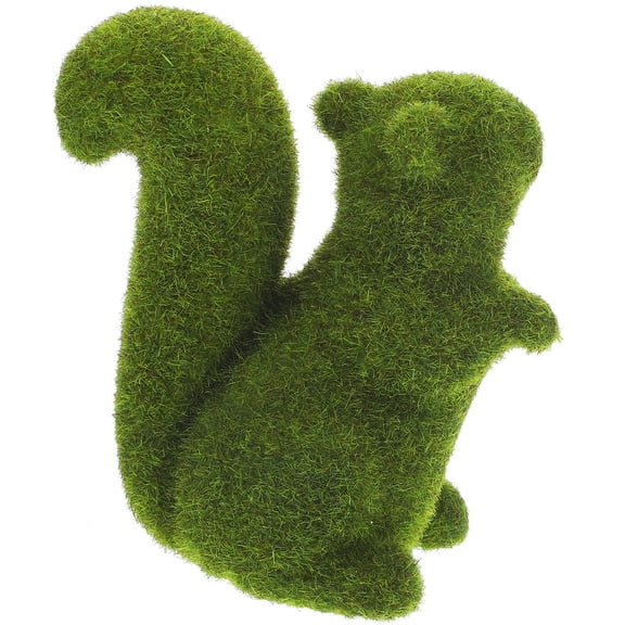 Outdoor Ornaments Lightweight Squirrel Statue Moveable Child