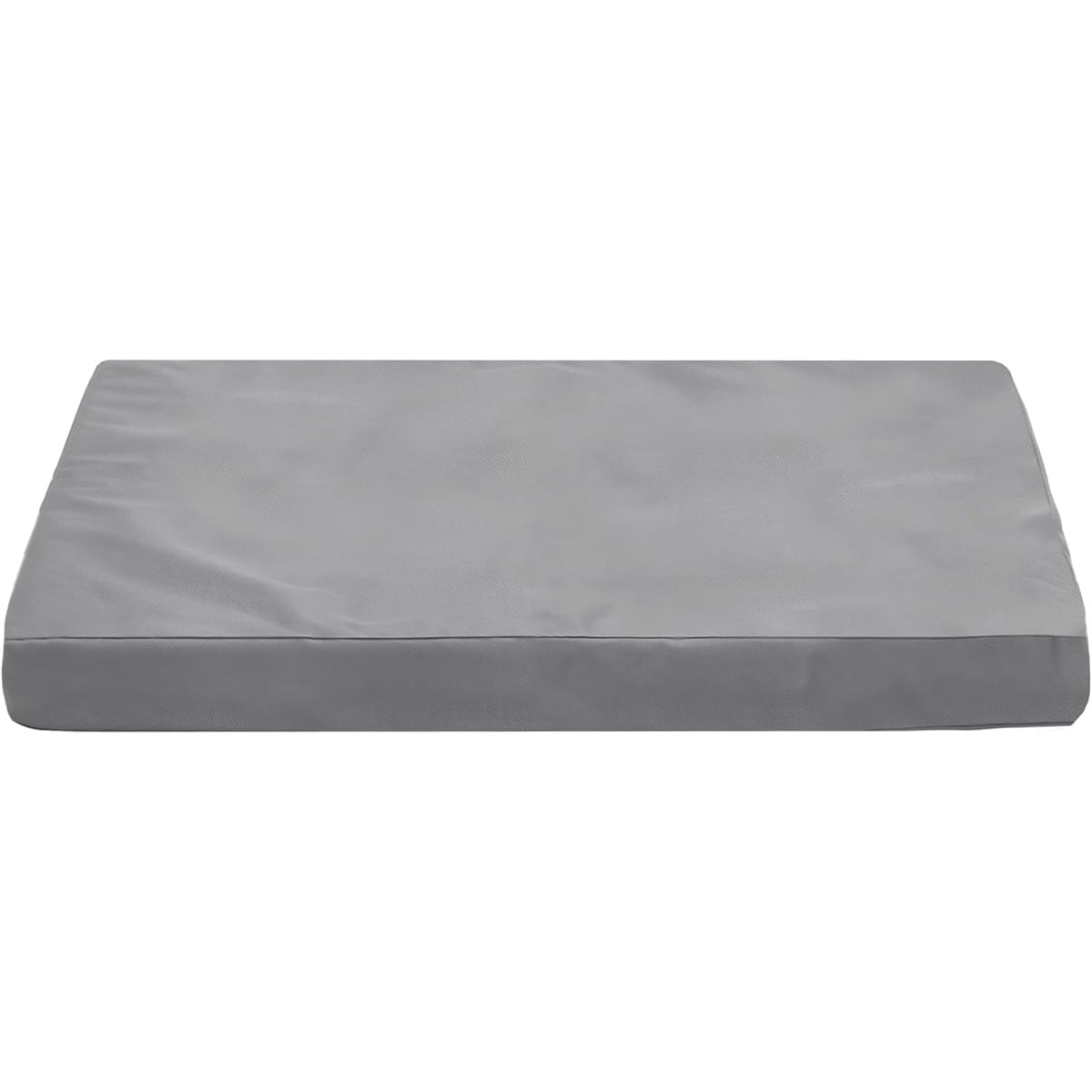 Outdoor Orthopedic Dog Bed, Waterproof Dog Bed for Large Dogs 36x48 Inch, Egg Crate Foam Pet Mat with Washable Removable Oxford Cooling Cover, Grey