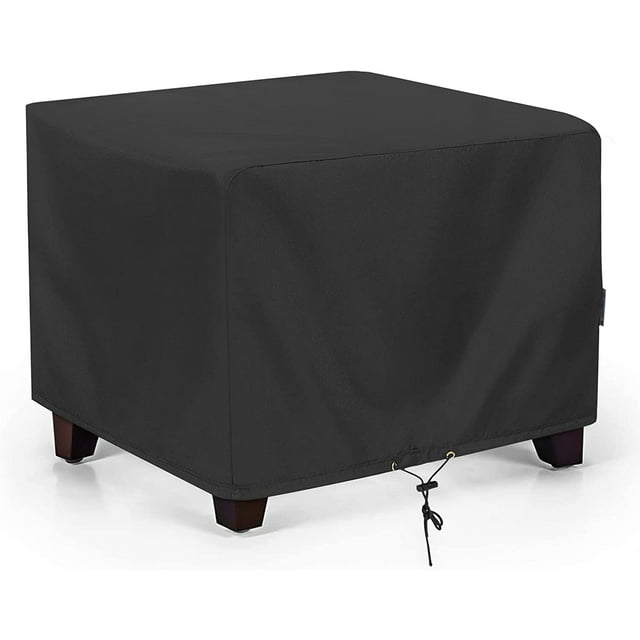 Outdoor Ottoman Cover Waterproof Square Patio Furniture Side Table