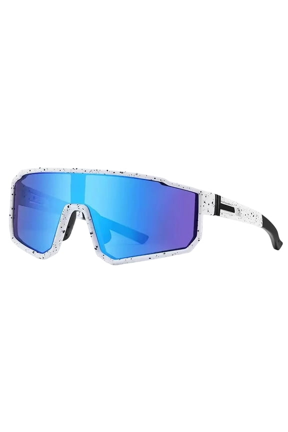 Outdoor Oversized Polarized Sunglasses, UV Protection Windproof Design with One-Piece Lens, for Cycling Driving Hiking Mountaineering Daily Commute