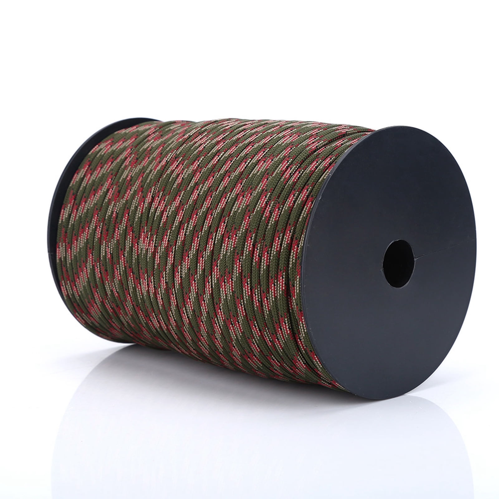 1000lb Paracord Rope - 4mm 12-Strand Survival Cord For Camping, Hiking, Emergencies & DIY Crafts