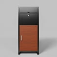 thumbnail image 1 of Outdoor Parcel Drop Box ,Courier Locker with Combination Lock,Floor Standing Parcel Locker, Burglary Resistant Baffle,For Porch, Curbside, 1 of 7