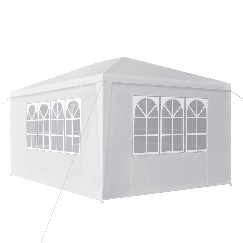 Outdoor Party Tent, LANGRIA 13.1×9.8 Wedding Party Event Tent with Canopy and 4 Removable Sidewalls and 4 Windows for Outdoor Events Catering Carport