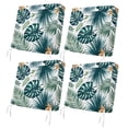 thumbnail image 1 of Outdoor Patio Cushion Covers 4 Pack Green Palm Leaves Patio Chair Cushion Covers with Ties and Zipper Waterproof Outdoor Seat Cushion Covers for Patio Furniture 22"x22", 1 of 9