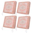 thumbnail image 1 of Outdoor Patio Cushion Covers 4 Pack Ink Bohemia Patio Chair Cushion Covers with Ties and Zipper Tribal Vintage Boho Waterproof Outdoor Seat Cushion Covers for Patio Furniture 20"x18", 1 of 9