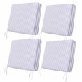 thumbnail image 1 of Outdoor Patio Cushion Covers 4 Pack Minimalist Lavender Striped Patio Chair Cushion Covers Modern Art Vertical Line Print Waterproof Outdoor Seat Cushion Covers for Patio Furniture 22"x22", 1 of 9