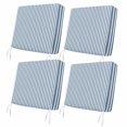 thumbnail image 1 of Outdoor Patio Cushion Covers 4 Pack Minimalist Steel Blue Striped Patio Chair Cushion Covers Modern Art Vertical Line Print Waterproof Outdoor Seat Cushion Covers for Patio Furniture 20"x18", 1 of 9