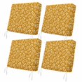thumbnail image 1 of Outdoor Patio Cushion Covers 4 Pack Mustard Yellow Eucalyptus Leaves Patio Chair Cushion Covers Botanical Vine Branches Farm Waterproof Outdoor Seat Cushion Covers for Patio Furniture 20"x18", 1 of 9