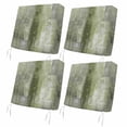 thumbnail image 1 of Outdoor Patio Cushion Covers 4 Pack Sage Green Paint Patio Chair Cushion Covers with Ties and Zipper Abstract Art Graffiti Waterproof Outdoor Seat Cushion Covers for Patio Furniture 22"x22", 1 of 9