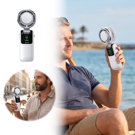 Outdoor Patio Fan with Misting System and 3-Speed for Deck Garden