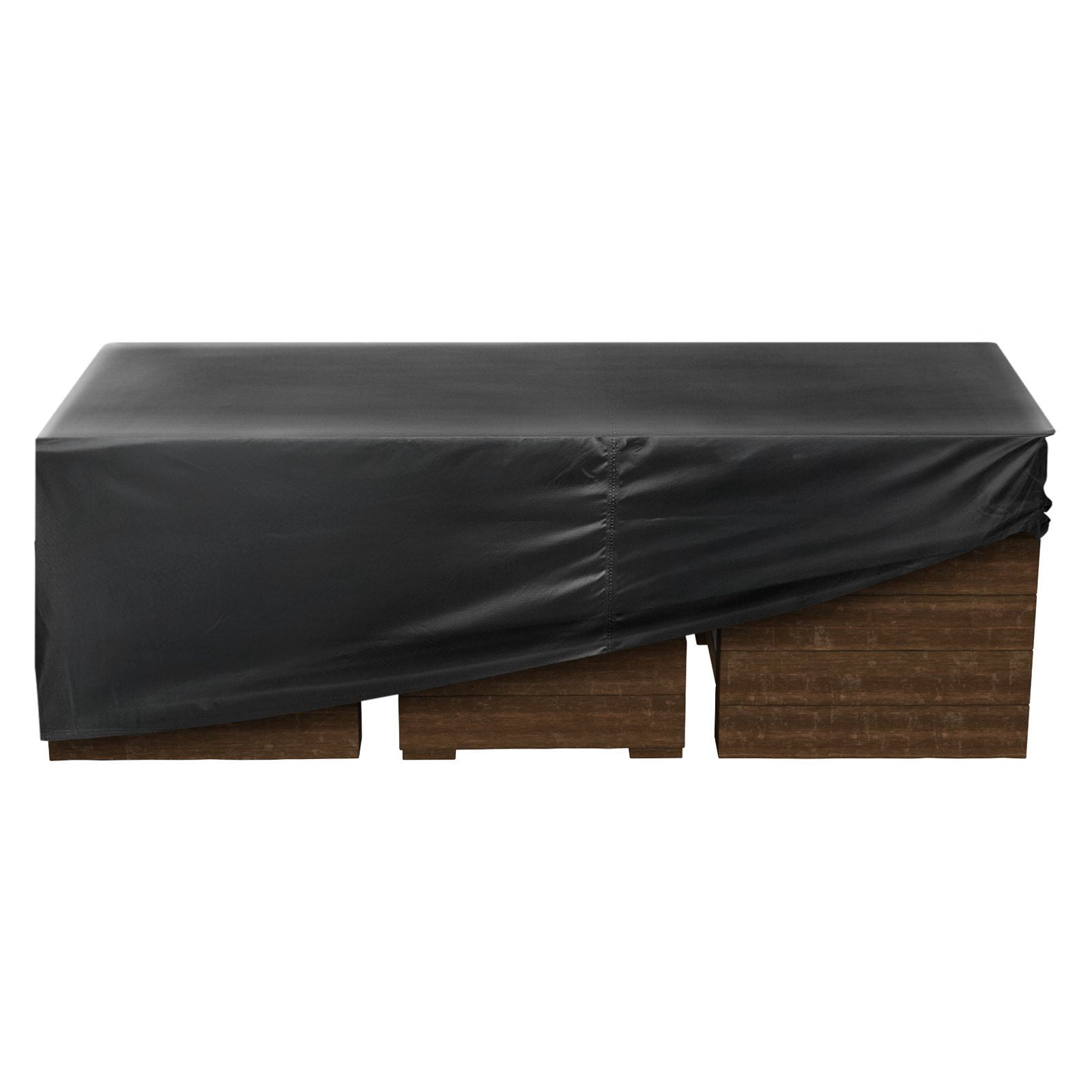 Outdoor Patio Furniture Cover Waterproof 420D Polyester for Table Chairs Sofa 88x62 Inch, All Weather Protection, Durable, UV Resistant, Beige