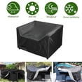 thumbnail image 1 of Outdoor Patio Furniture Cover Waterproof Dining Coffee Table Chair Couch Cover All Weather Sun Rain Snow Protection with Drawstring, 67x37x28 inch, 1 of 9