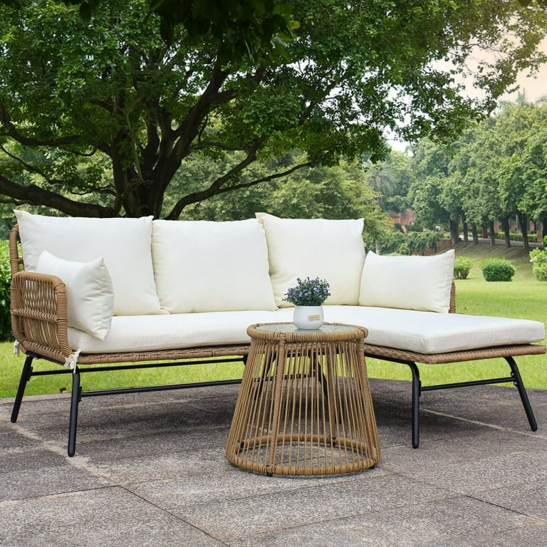 L shaped 2025 patio set