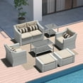 thumbnail image 1 of Outdoor Patio Furniture Set, 7/5/4/3/2 Piece Patio Conversation Set Outdoor Furniture Set, 1 of 7