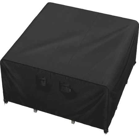 Outdoor Patio Furniture Set Covers 126 x 126 inch Waterproof Weatherproof Square Cover, Heavy Duty 600D for Outside Dining Table and Chairs fit 125 x 123, 124 x 124