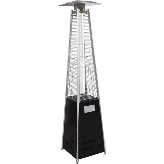 Outdoor Patio Heater, Pyramid Standing Gas LP Propane Heater With