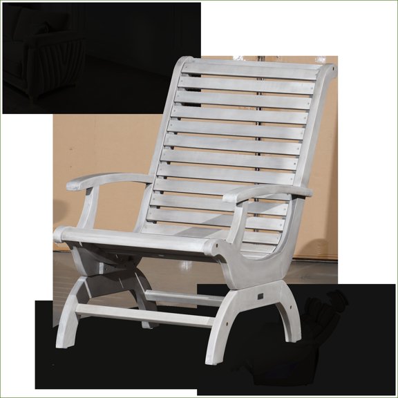 Outdoor Patio & Porch Chairs, Solid Eucalyptus Wood | Eucalyptus | Slat Back