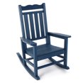 thumbnail image 1 of Outdoor Patio Rocking Chair, Blue Garden Porch Rocker, Weather Resistant Finish, 1 of 8