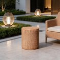 thumbnail image 1 of Outdoor Side Table, MGO Synthetic Rattan, Weather-Resistant, for Patio, Garden, Deck, or Balcony, 1 of 11