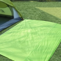 Outdoor Patio Rugs Reversible Camping -78.74"x82.67" Outdoor Plastic Straw Rug Area Carpet Clearance for Outside, Porch, RV, Balcony & Backyard, Large Outdoor Mat Stain & UV Resistant-Green